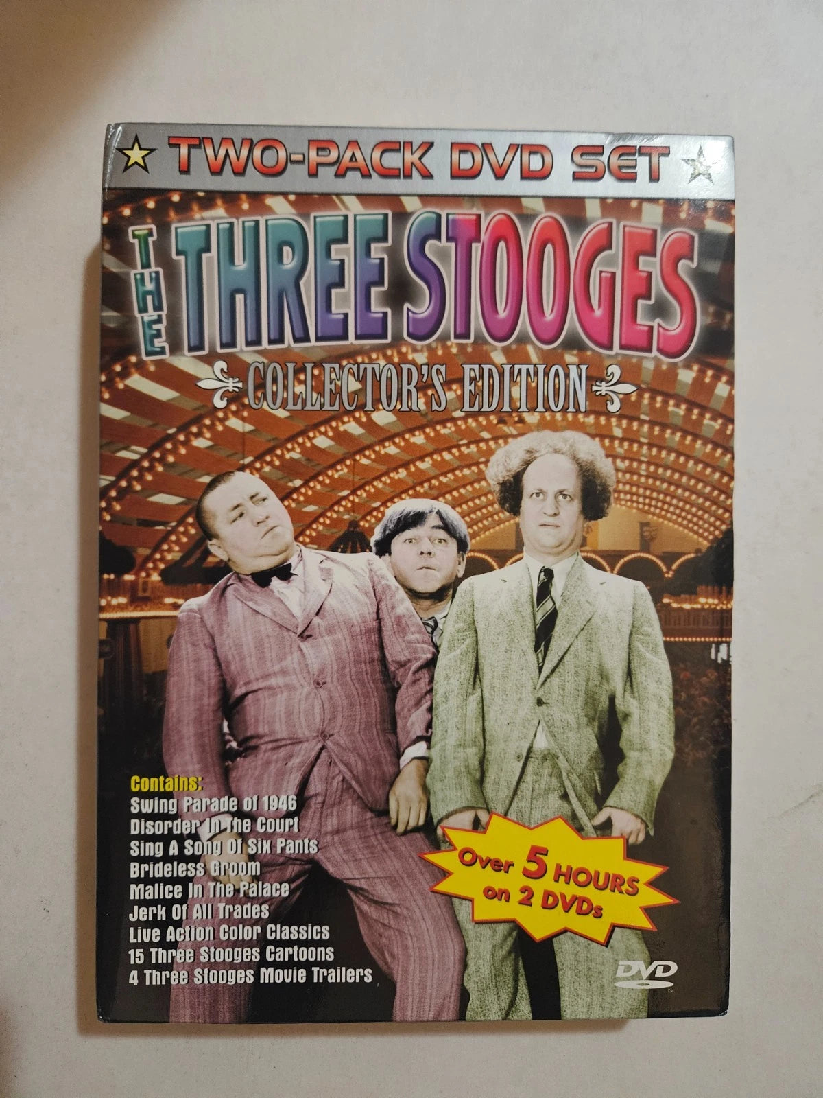 The Three Stooges 2-Disc Collector's Edition (DVD, 2003) Preowned