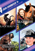 4 Films: Black Beauty / Seabiscuit / National Velvet / International Velvet (DVD, 2007)
