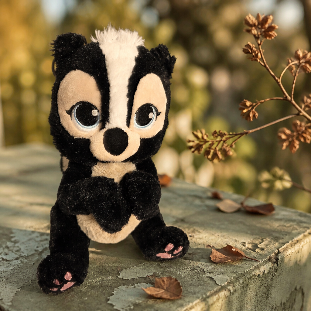 Disney Parks Flower the Skunk Plush – Bambi 9.5" Stuffed Animal (Preowned)