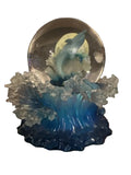 Lassen Dolphins Musical Snow Water Globe Waterglobe Preowned