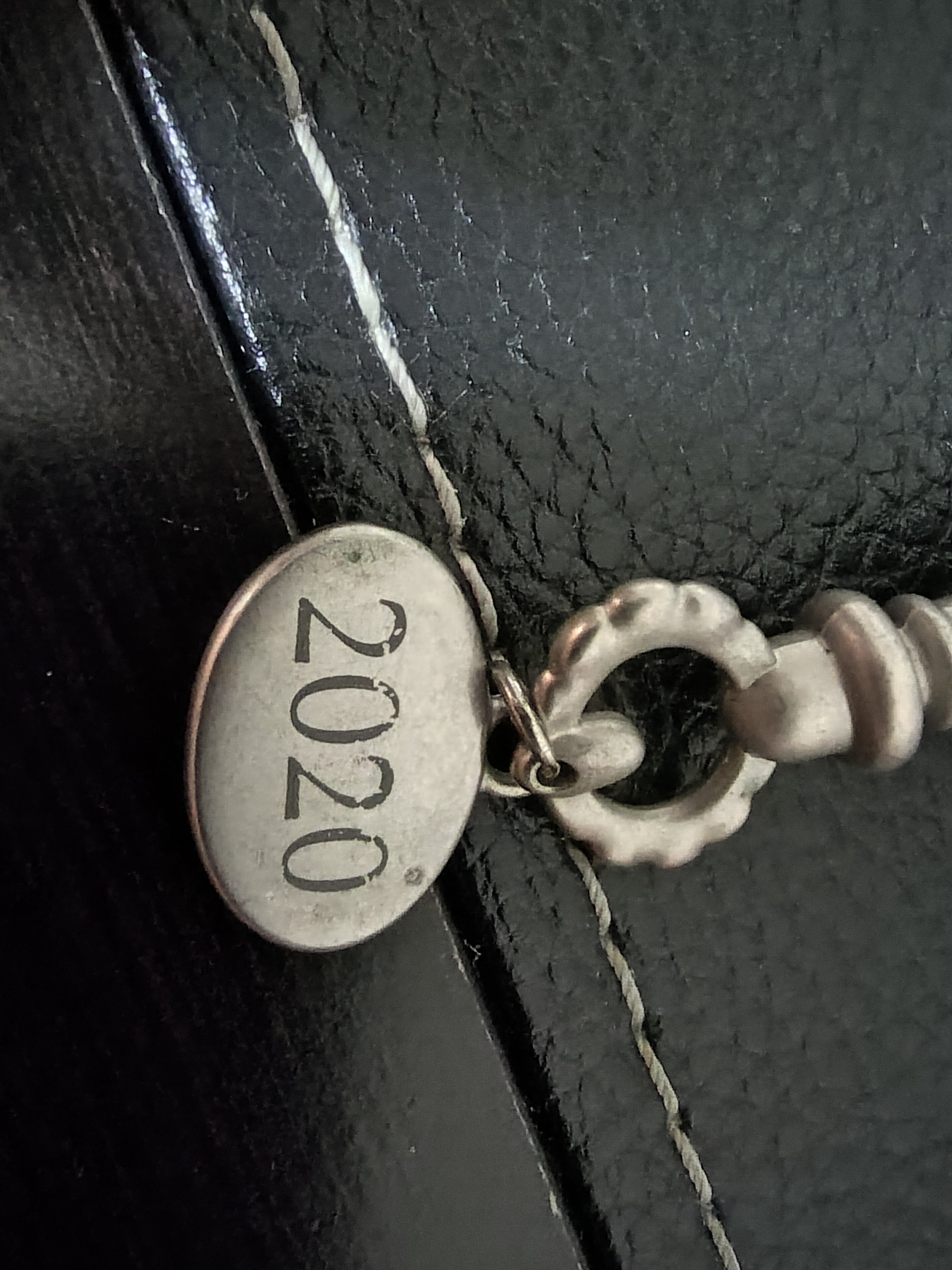Hallmark Baby's First Christmas Silver Baby Rattle Ornament — 2020