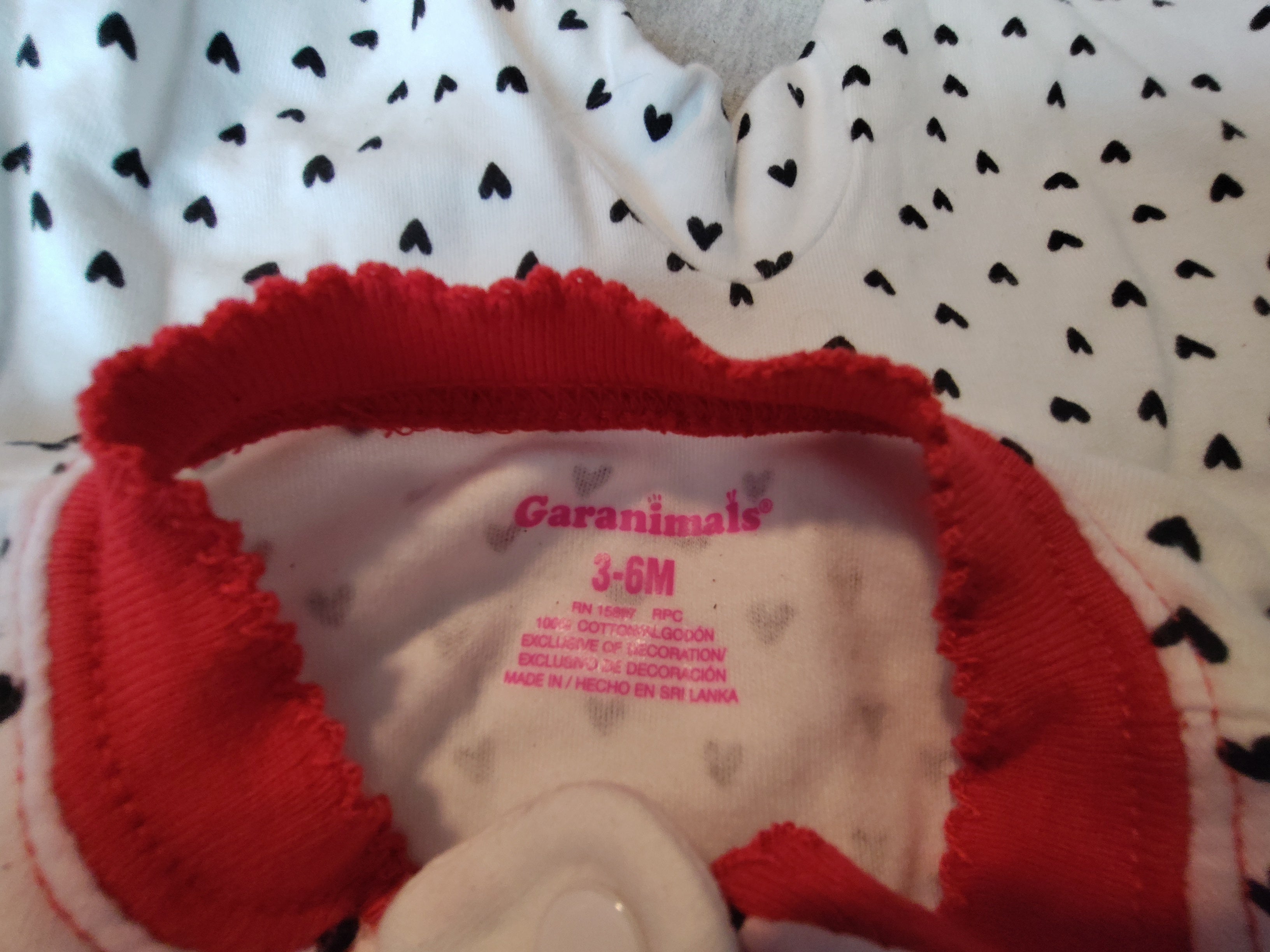 Garanimals Love Bug Romper Onesie - 3-6 Months