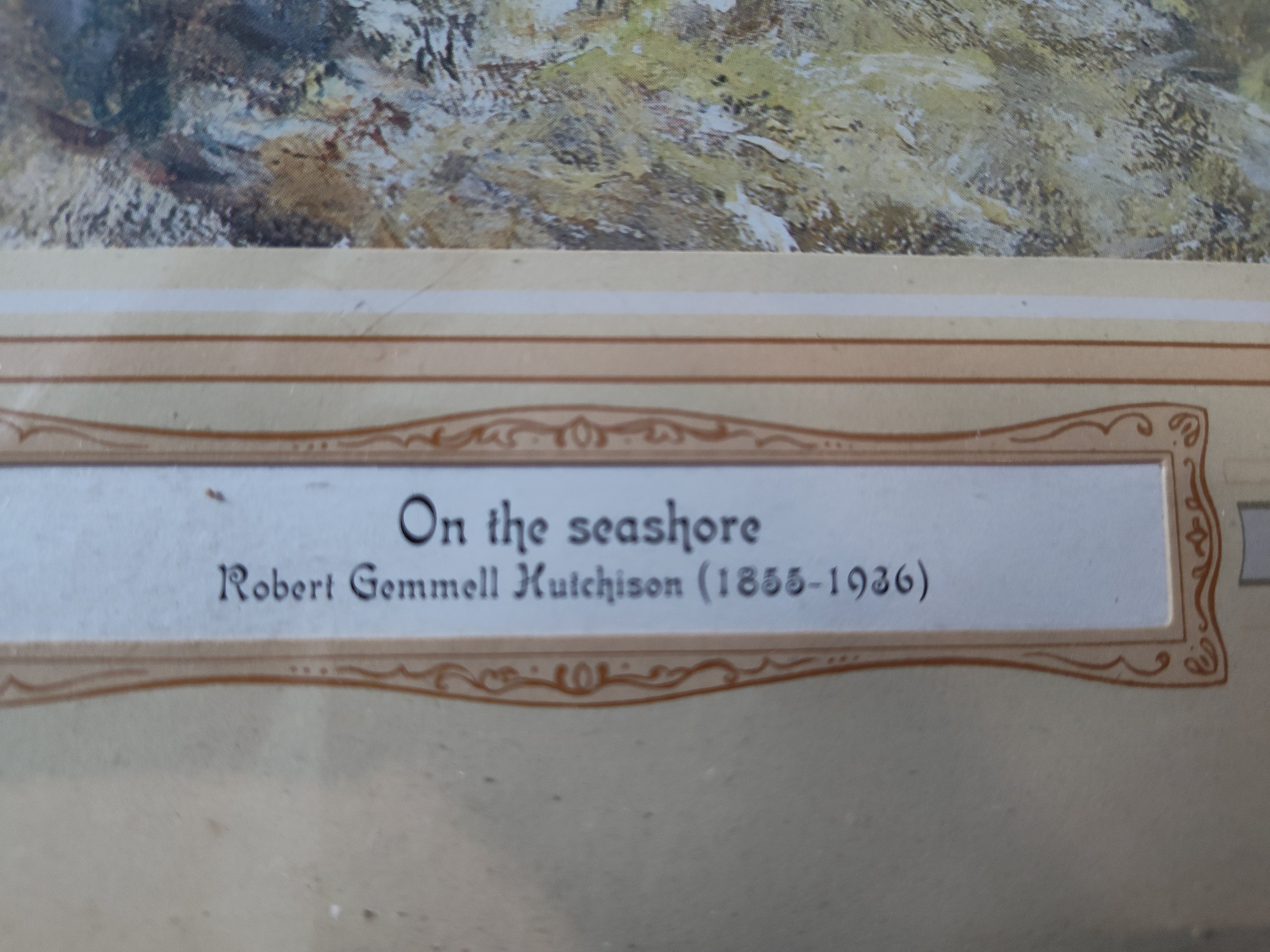"On the Seashore" Framed Art Print – Robert Gemmell Hutchison, Scottish Impressionist