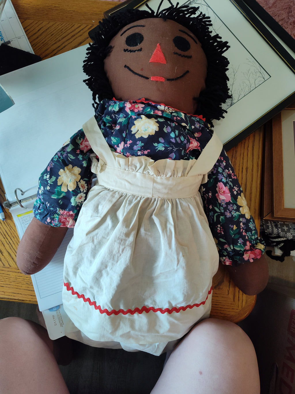 Unique and Vintage African American Raggedy Ann and Andy doll