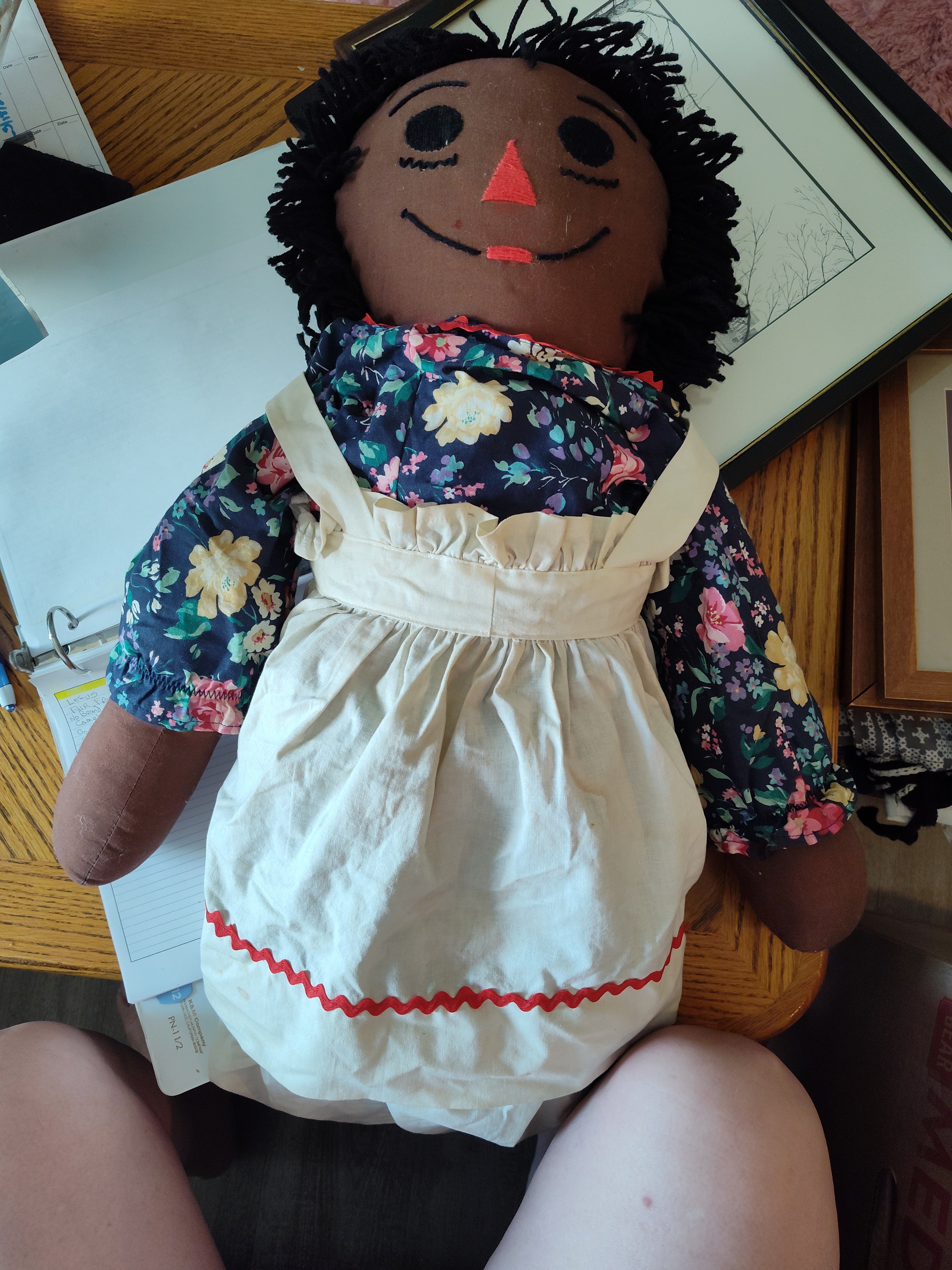 Unique and Vintage African American Raggedy Ann and Andy doll