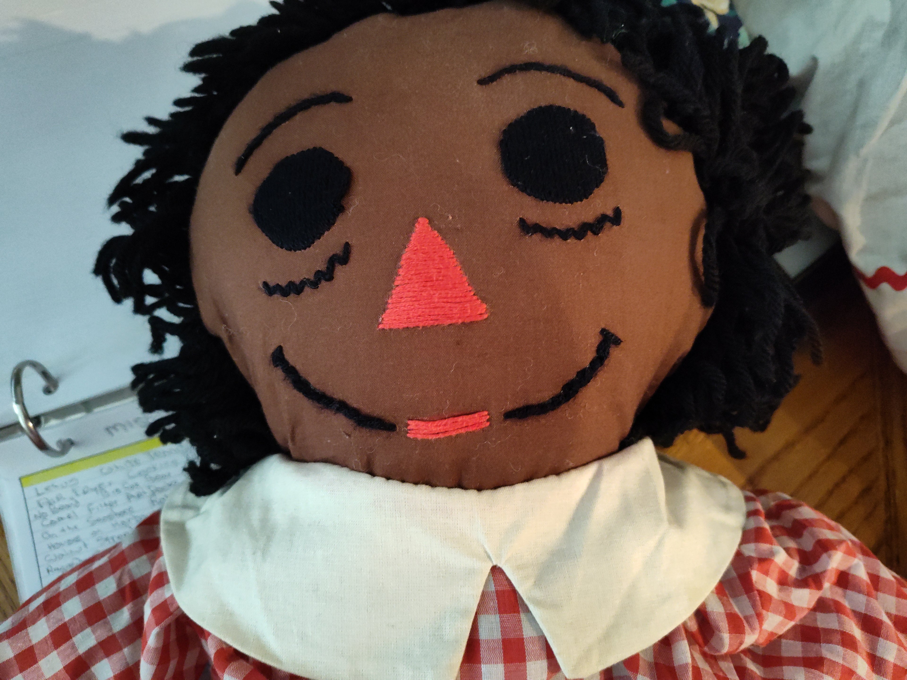 Unique and Vintage African American Raggedy Ann and Andy doll