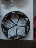Matamiss Pottery Handcrafted Artisan Bowl – Ghana, Carved Star Pattern with Bead Accents