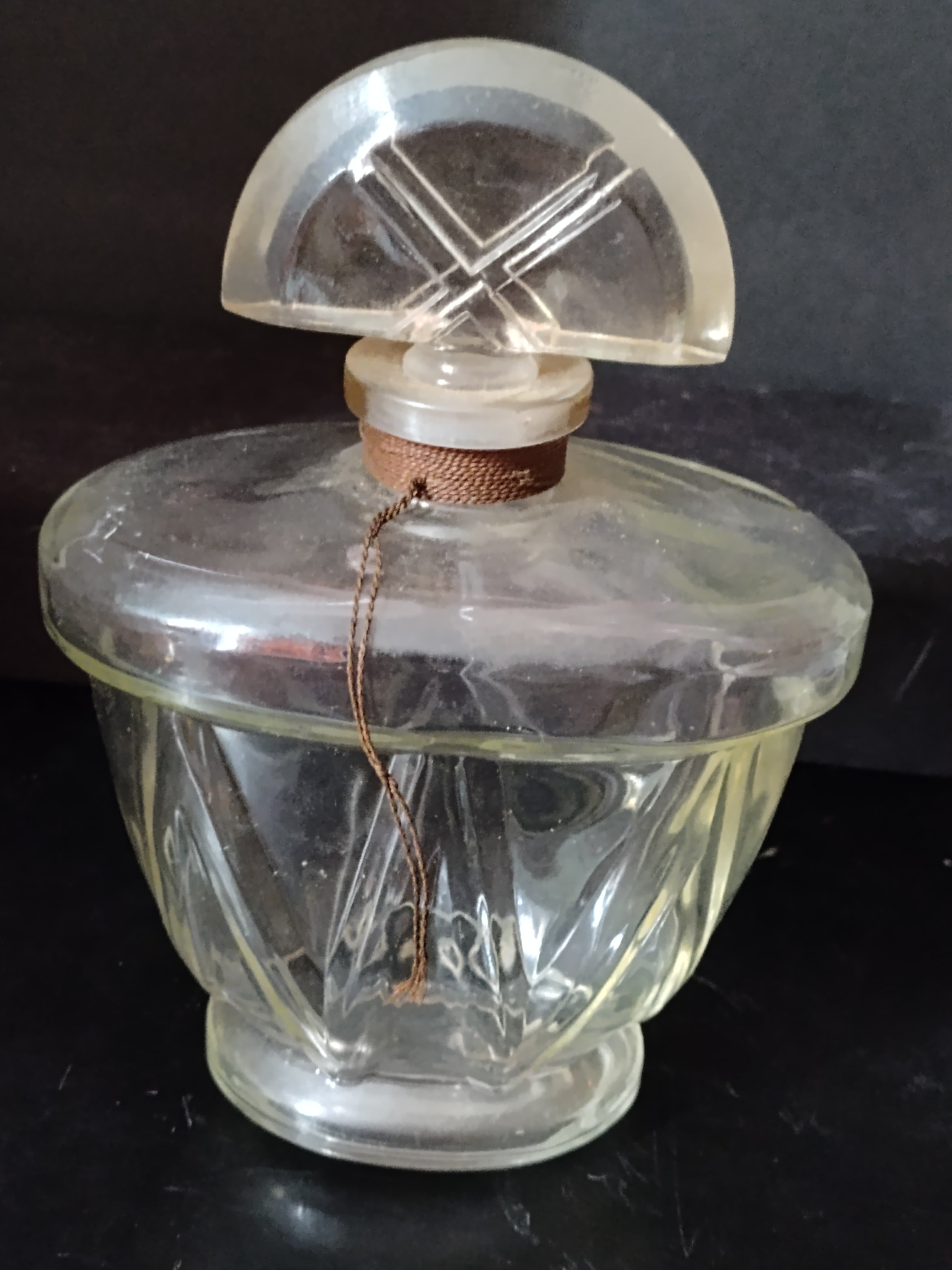 Vintage Breathless by Charbert Art Deco Perfume Bottle (1930s–40s)