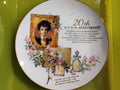 Avon First Representative Plate – 20th Anniversary, 22KT Gold Trim