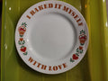 Vintage 1982 Avon "I Baked It Myself With Love" Porcelain Plate – 9" Like New