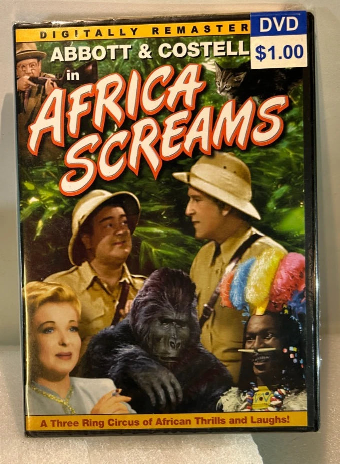 Africa Screams (DVD, 1949) 2005 Remaster Abbott & Costello New Sealed