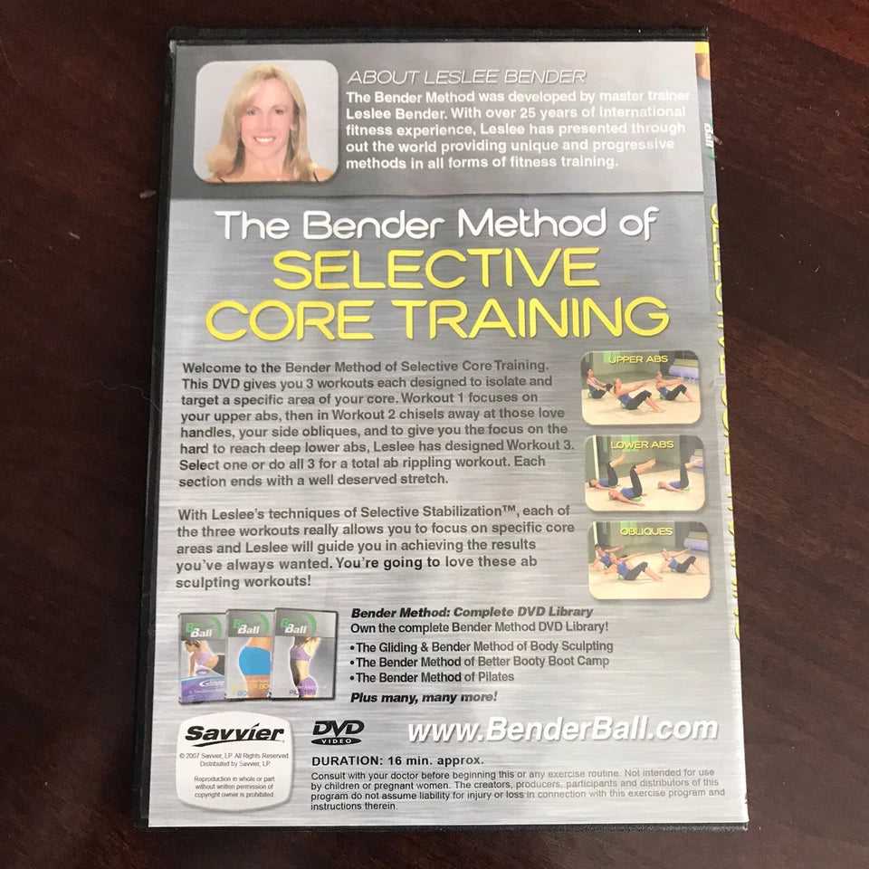 Bender Ball – The Bender Method of Selective Core Training DVD (Preowned)