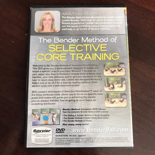 Bender Ball – The Bender Method of Selective Core Training DVD (Preowned)