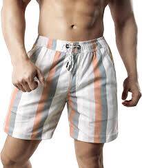 Men's Casual Drawstring Shorts Elastic Waist Summer Shorts With Pocket Sz XL, NWT