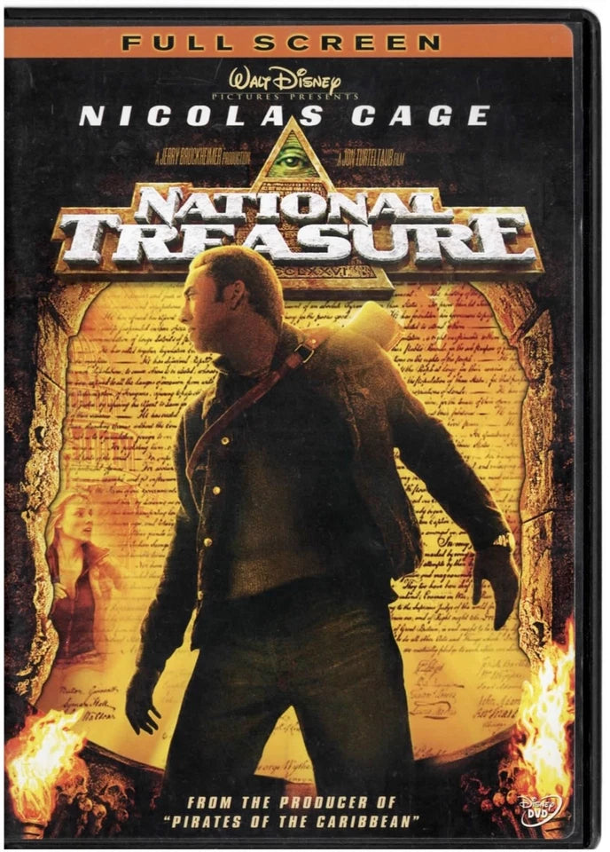 National Treasure Full Screen (DVD) Preowned - Damaged Front Artwork