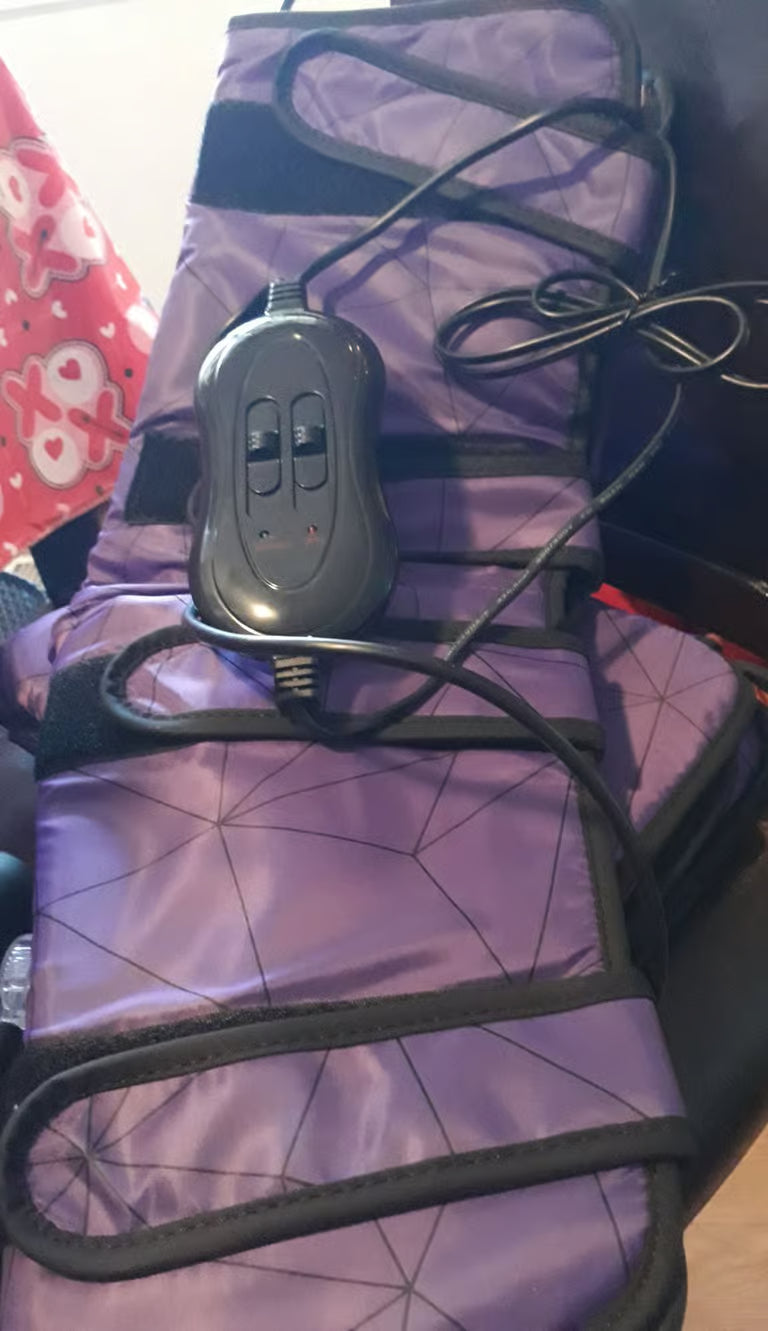 Leg-O-Sage Thermo Heat Leg Massager (Purple) — Like New