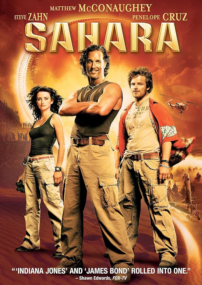 Sahara DVD — Matthew McConaughey, Penélope Cruz