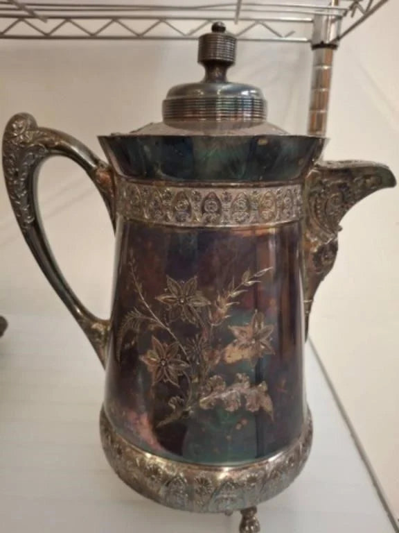 Antique Meriden B Company Water Pitcher #190