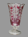 Westmoreland Paneled Grape Ruby Flash 9" Belled Vase