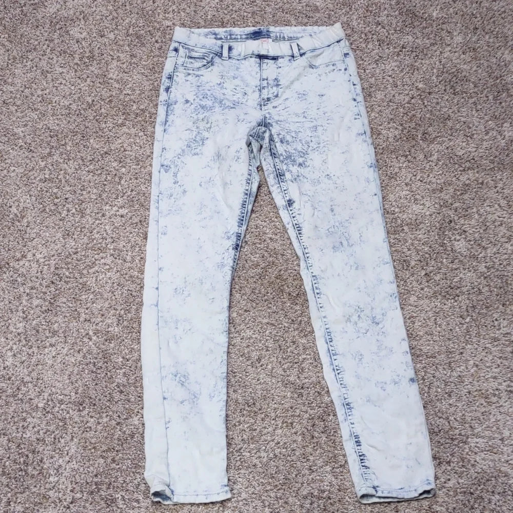 Wonder Nation Kids' Acid Wash Skinny Stretch Denim Jeans