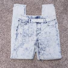 Wonder Nation Kids' Acid Wash Skinny Stretch Denim Jeans