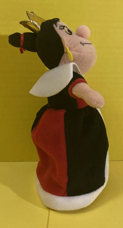 Walt Disney Queen of Hearts Bean Bag Plush Alice in Wonderland NWT